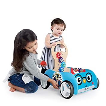Discovery Buggy Wooden Activity Walker & Wagon, Ages 12 Months